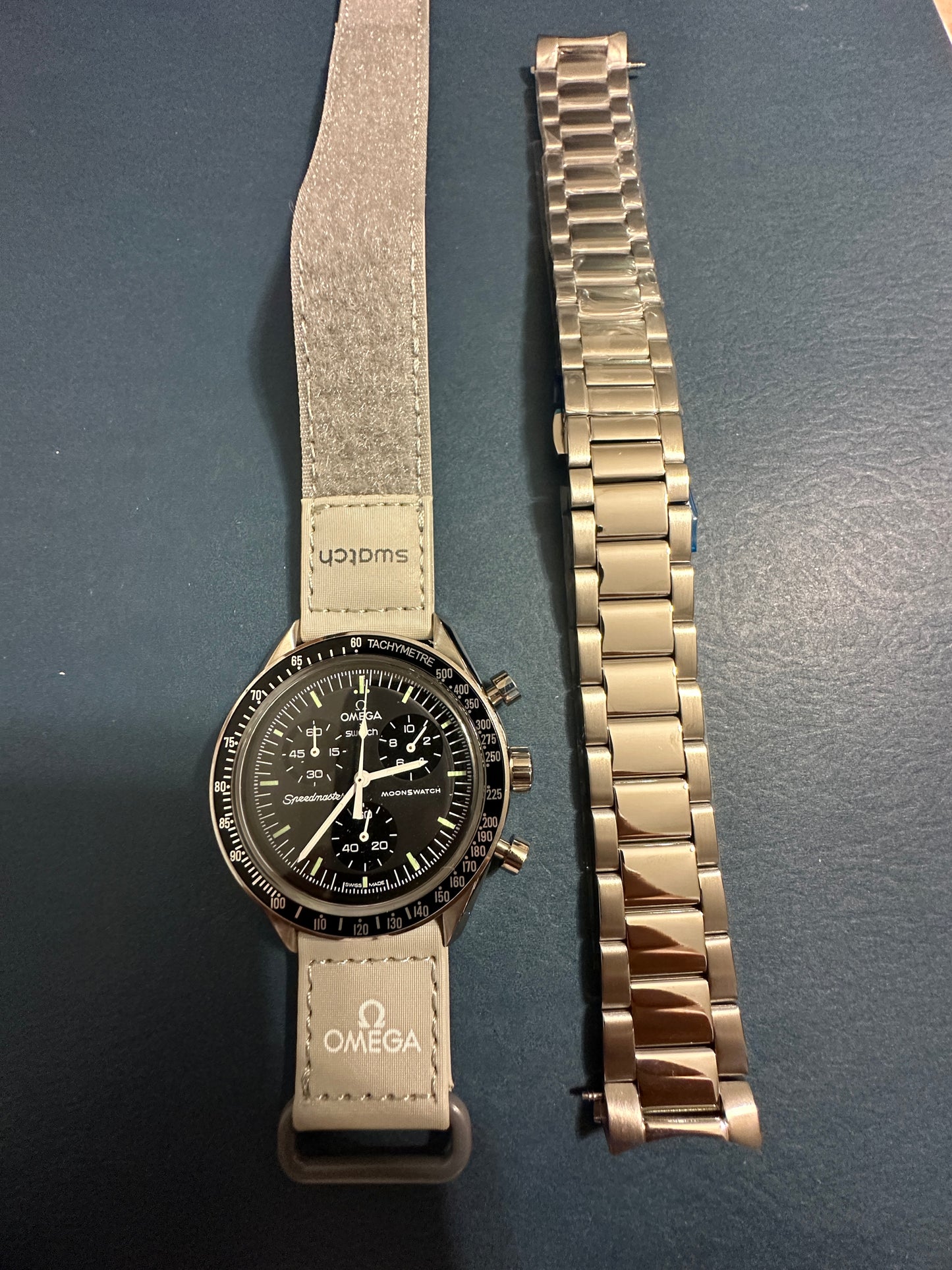 Omega X Swatch Mission to Mercury MoonSwatch in metal case