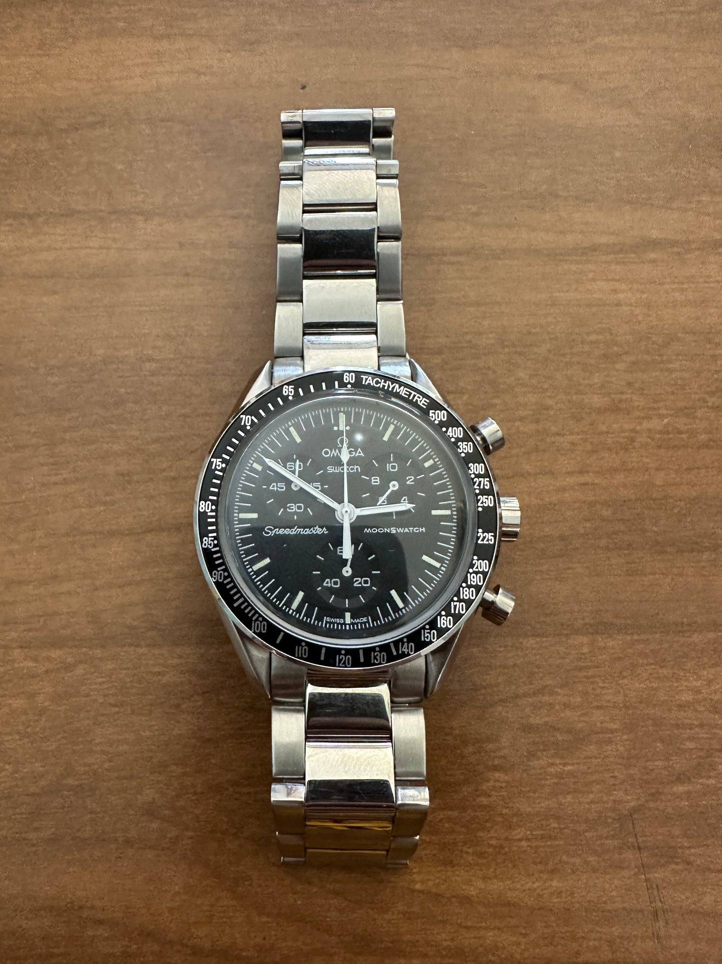 Omega X Swatch Mission to the Moon MoonSwatch in metal case