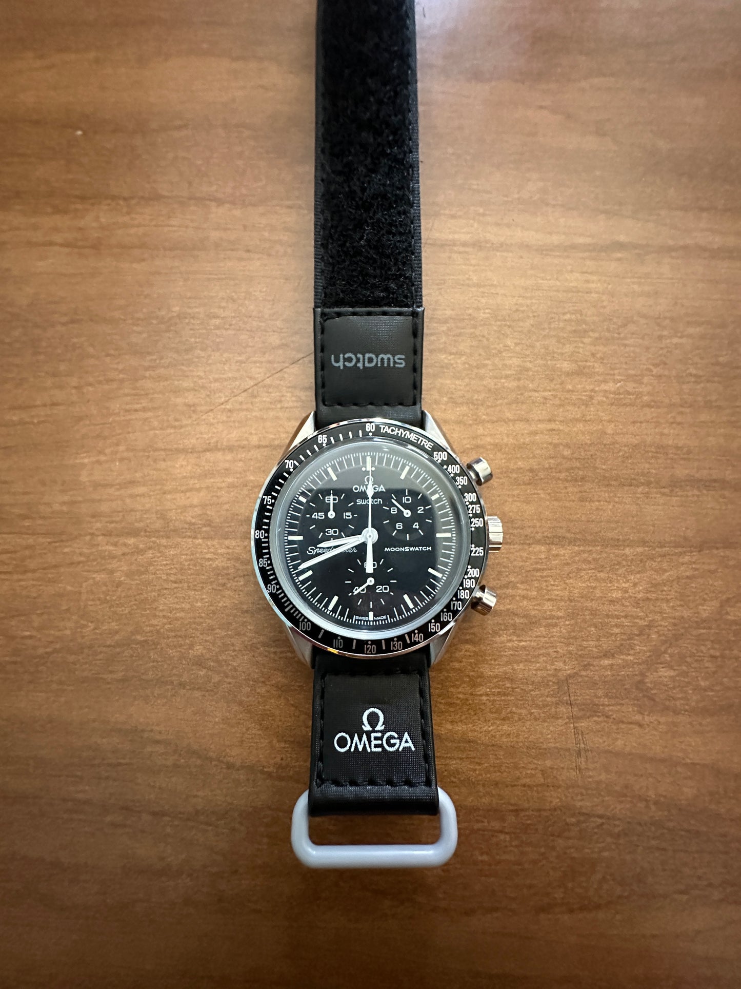 Omega X Swatch Mission to the Moon MoonSwatch in metal case